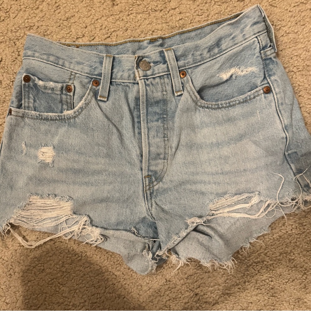 Levi’s cut off shorts, size 26
